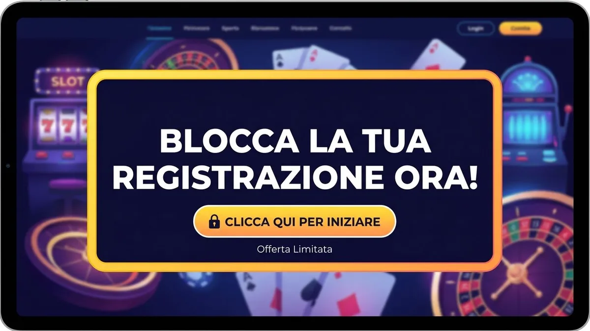 Registrazione con bonus su Betscore